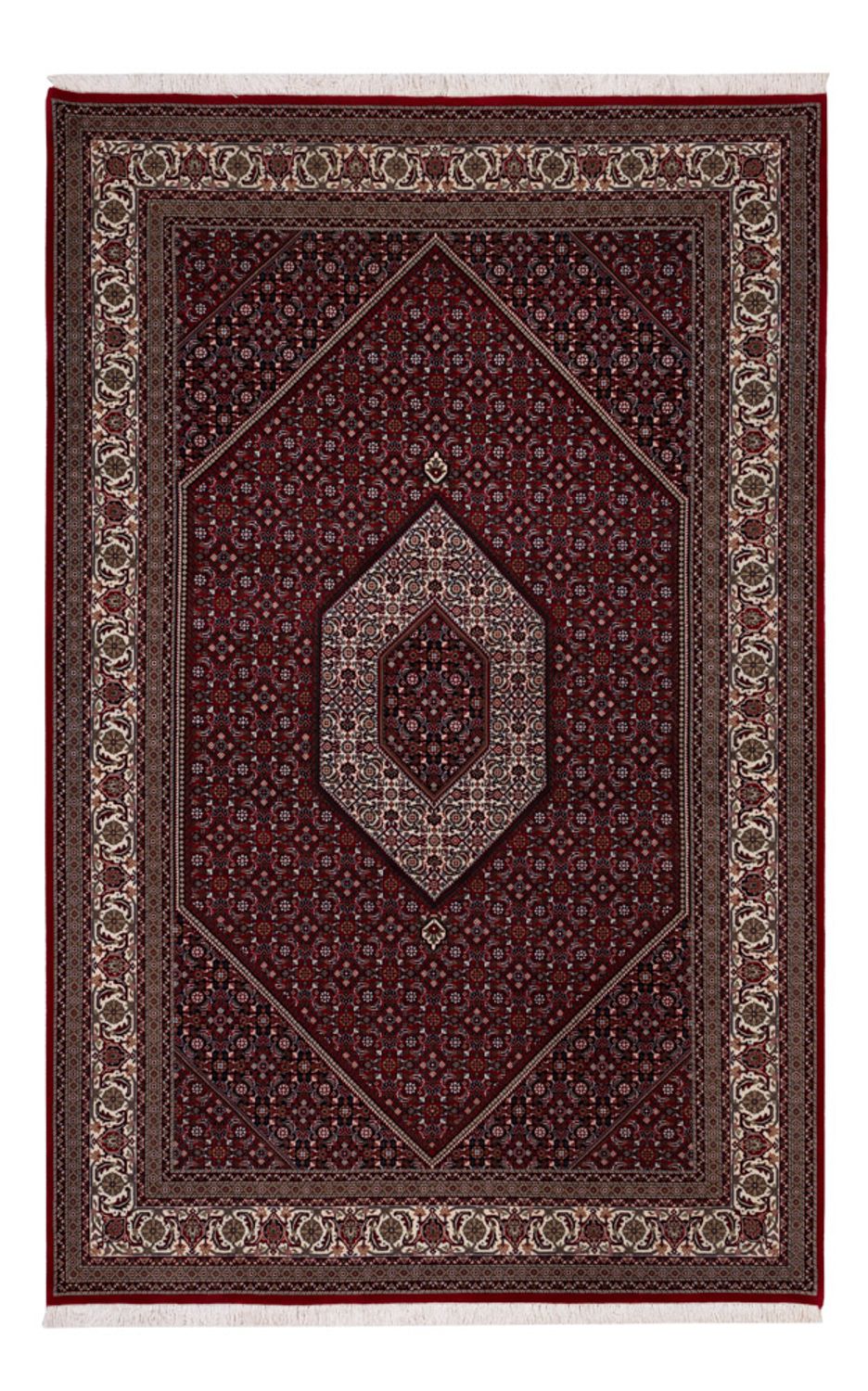 Orientalny dywan - Bijar - Indus - 305 x 198 cm - ciemny camel