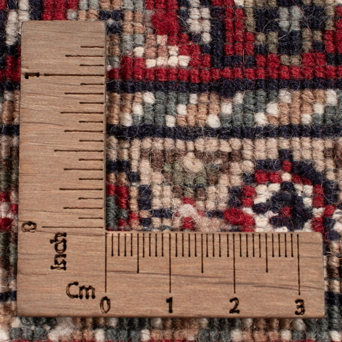 Orientalny dywan - Bijar - Indus - 305 x 198 cm - ciemny camel