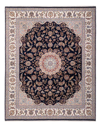 Orientalny dywan - Nain - Indus - 309 x 251 cm - ciemnoniebieski