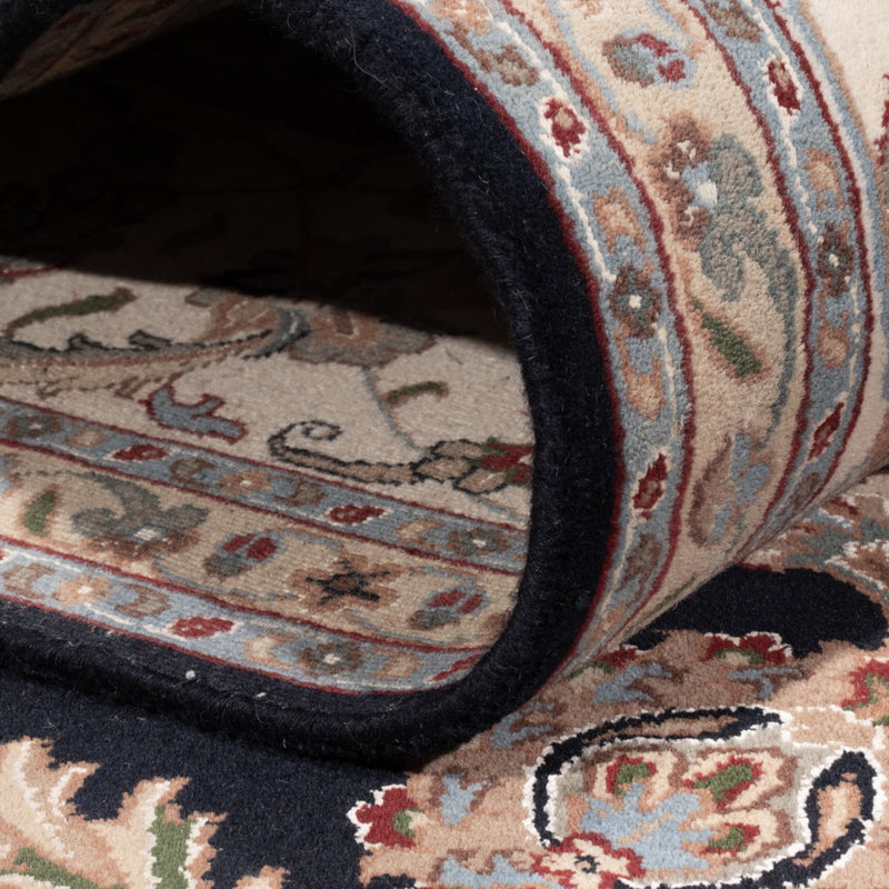 Orientalny dywan - Nain - Indus - 309 x 251 cm - ciemnoniebieski