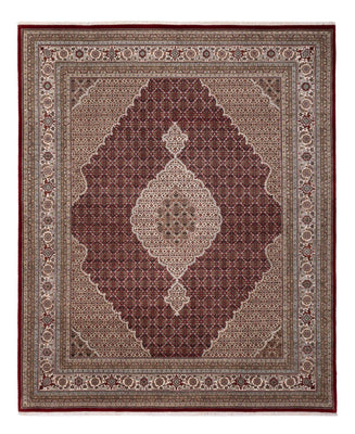 Dywan orientalny - Tabriz - 303 x 253 cm - ciemny beż