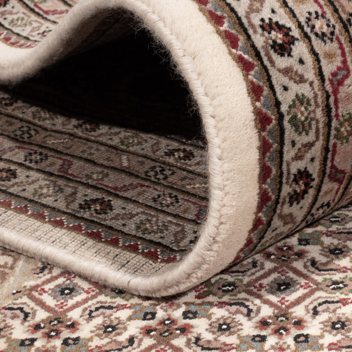 Dywan orientalny - Tabriz - 304 x 249 cm - ciemny beż