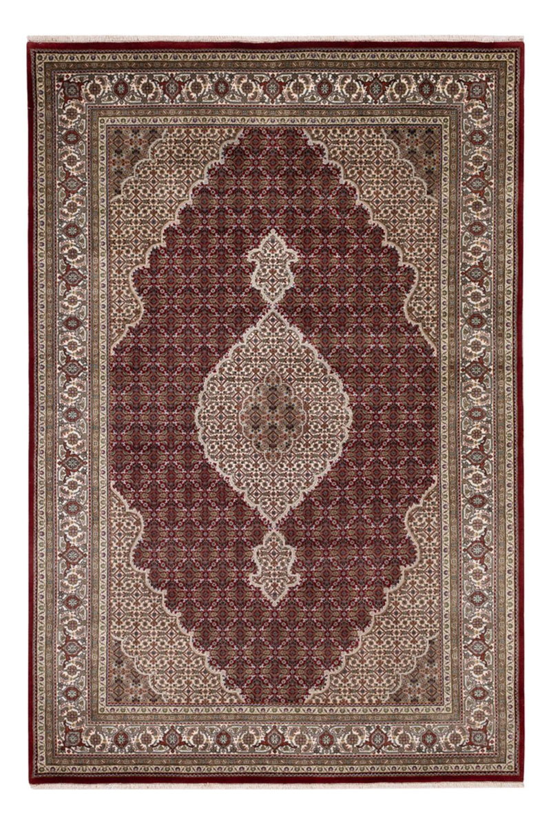 Dywan orientalny - Tabriz - 275 x 185 cm - ciemny beż