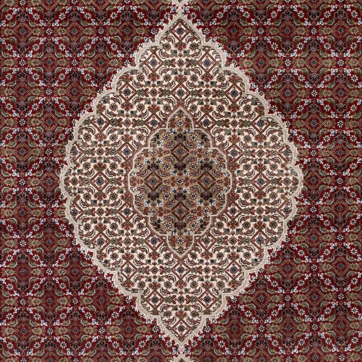 Dywan orientalny - Tabriz - 275 x 185 cm - ciemny beż