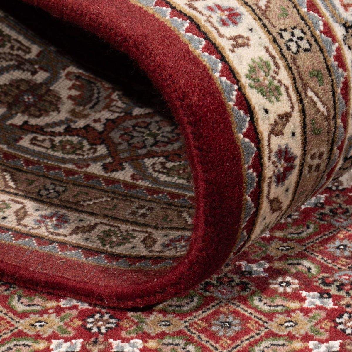 Dywan orientalny - Tabriz - 275 x 185 cm - ciemny beż