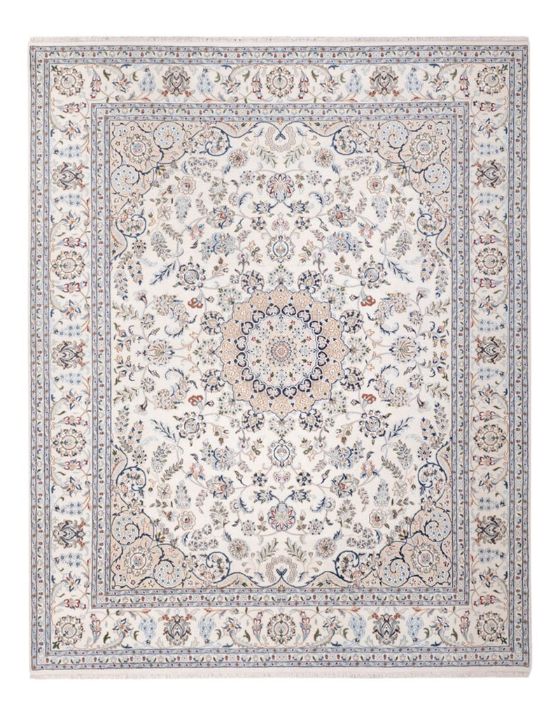 Orientalny dywan - Nain - Indus - 303 x 241 cm - biały