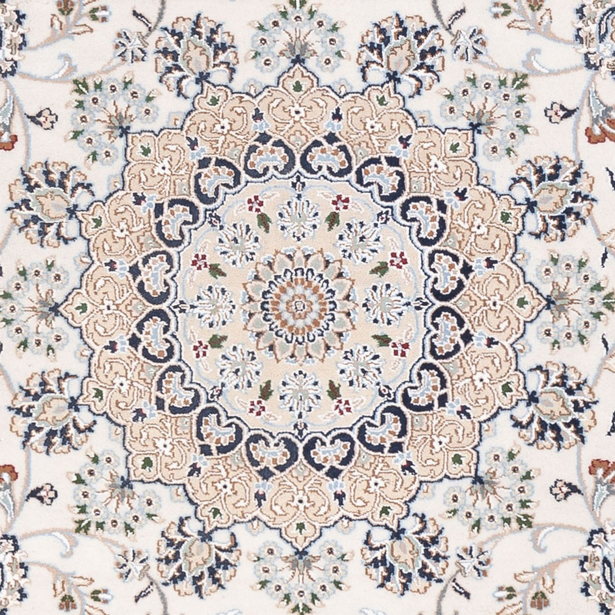 Orientalny dywan - Nain - Indus - 303 x 241 cm - biały