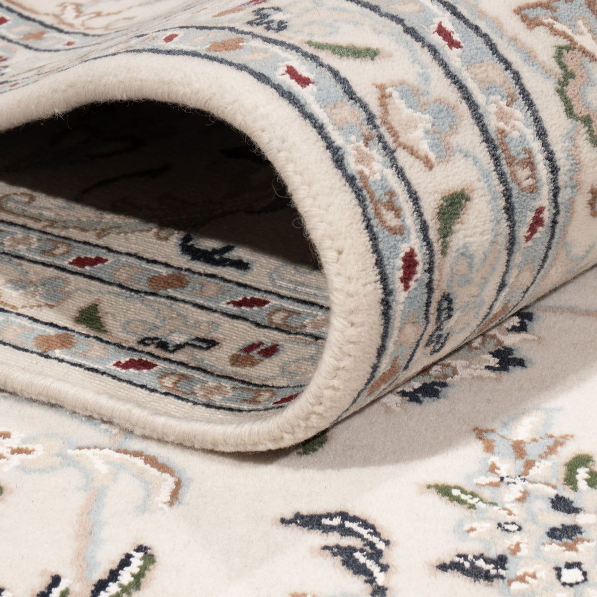 Orientalny dywan - Nain - Indus - 303 x 241 cm - biały