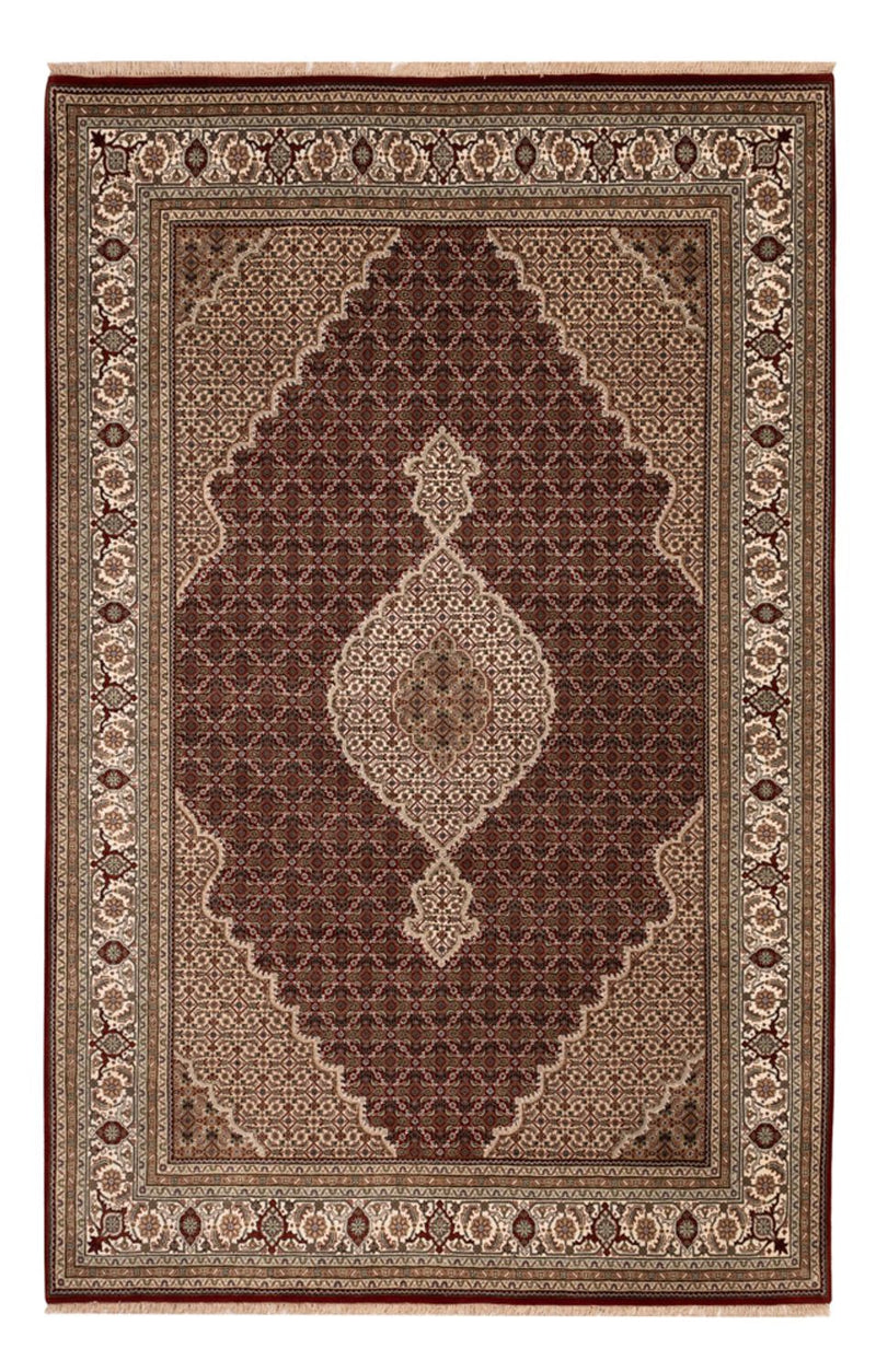 Dywan orientalny - Tabriz - 300 x 197 cm - ciemny beż