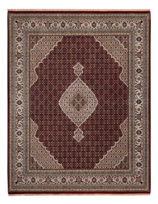 Dywan orientalny - Tabriz - 257 x 202 cm - ciemny beż