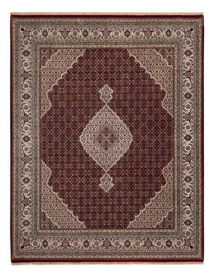 Dywan orientalny - Tabriz - 257 x 202 cm - ciemny beż