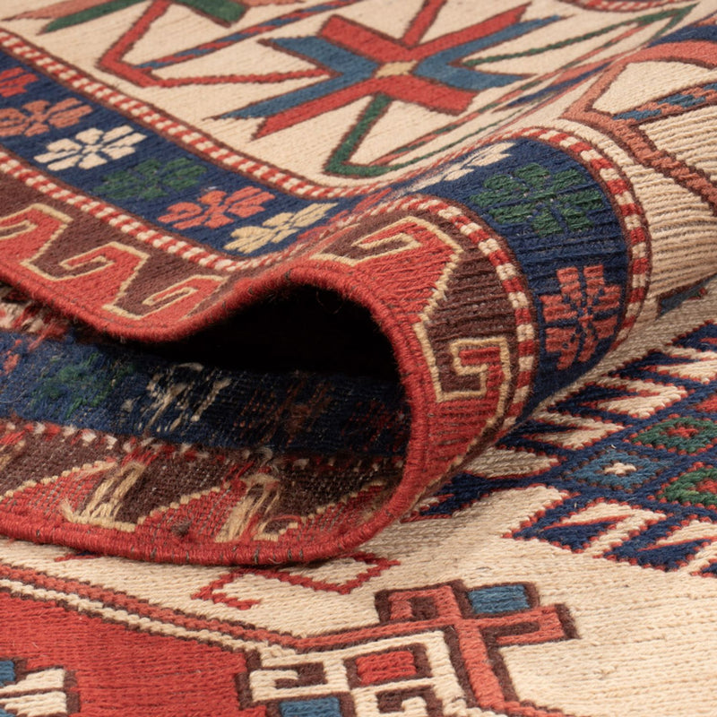 Dywan Kelim - Orientalny - Soumak - 320 x 212 cm - czerwony