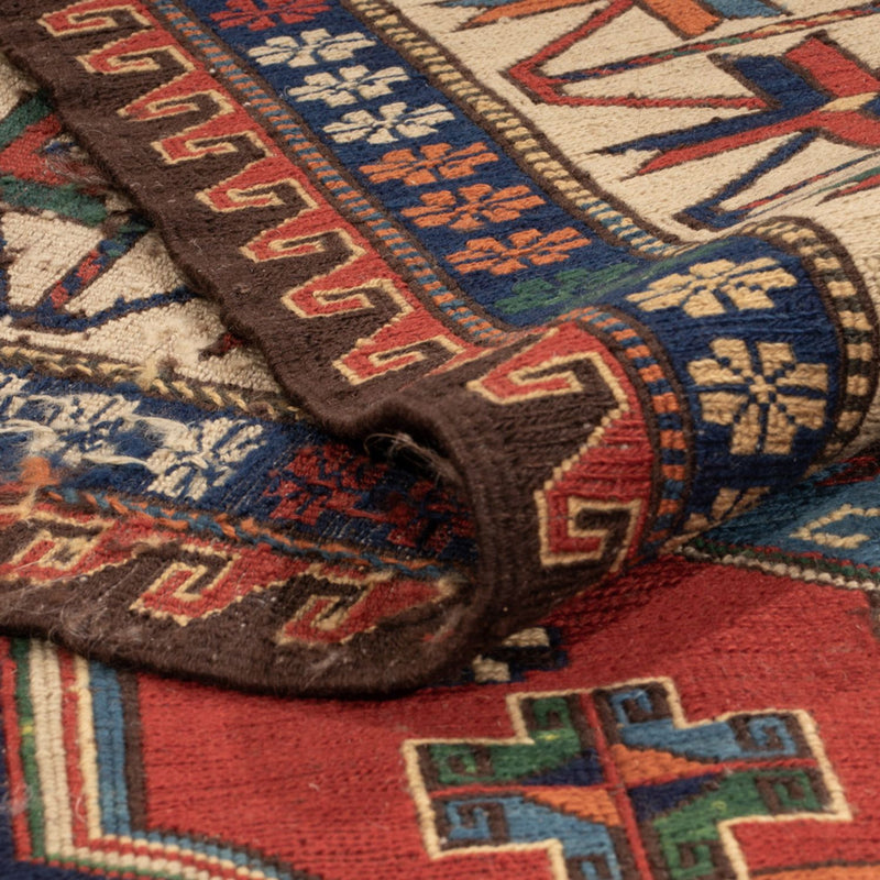 Dywan Kelim - Orientalny - Soumak - 281 x 203 cm - czerwony