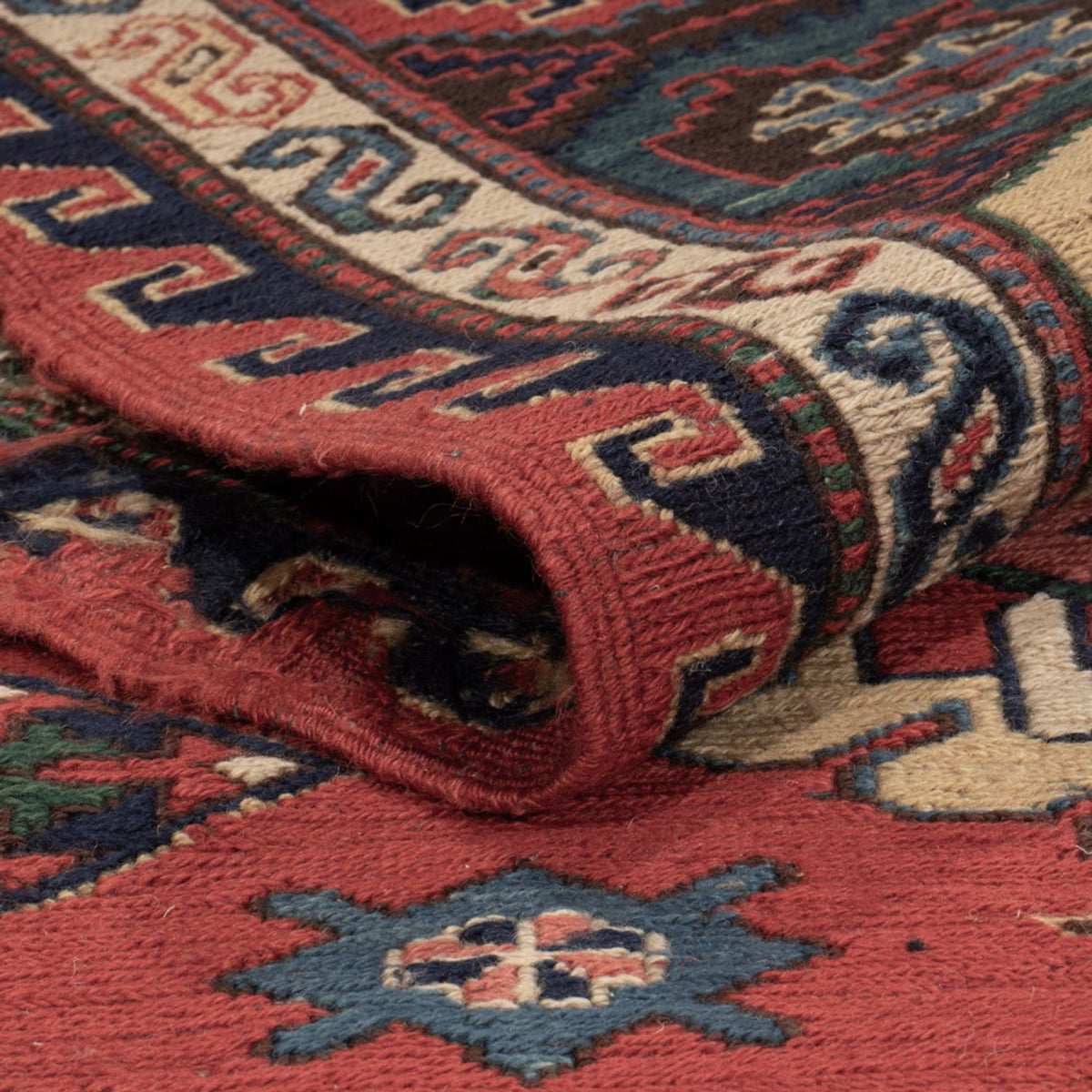 Dywan Kelim - Orientalny - Soumak - 318 x 241 cm - czerwony