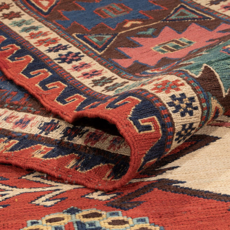 Dywan Kelim - Orientalny - Soumak - 292 x 218 cm - czerwony