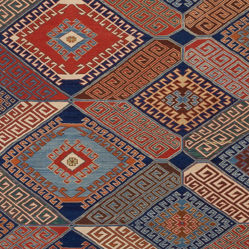 Dywan Kelim - Orientalny - Soumak - 291 x 189 cm - wielokolorowy