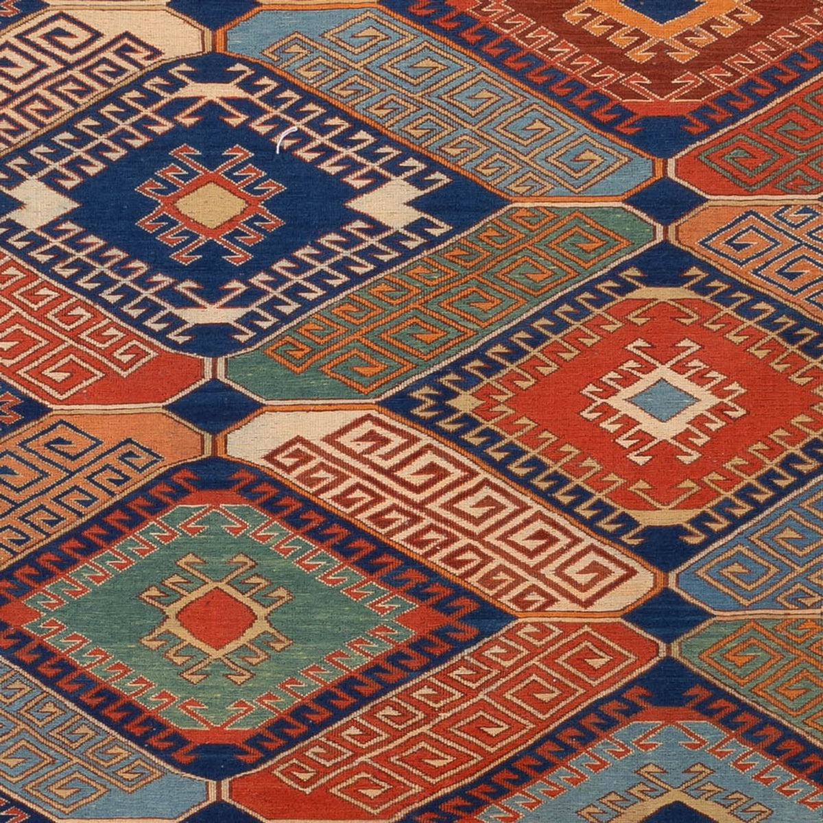 Dywan Kelim - Orientalny - Soumak - 272 x 205 cm - wielokolorowy