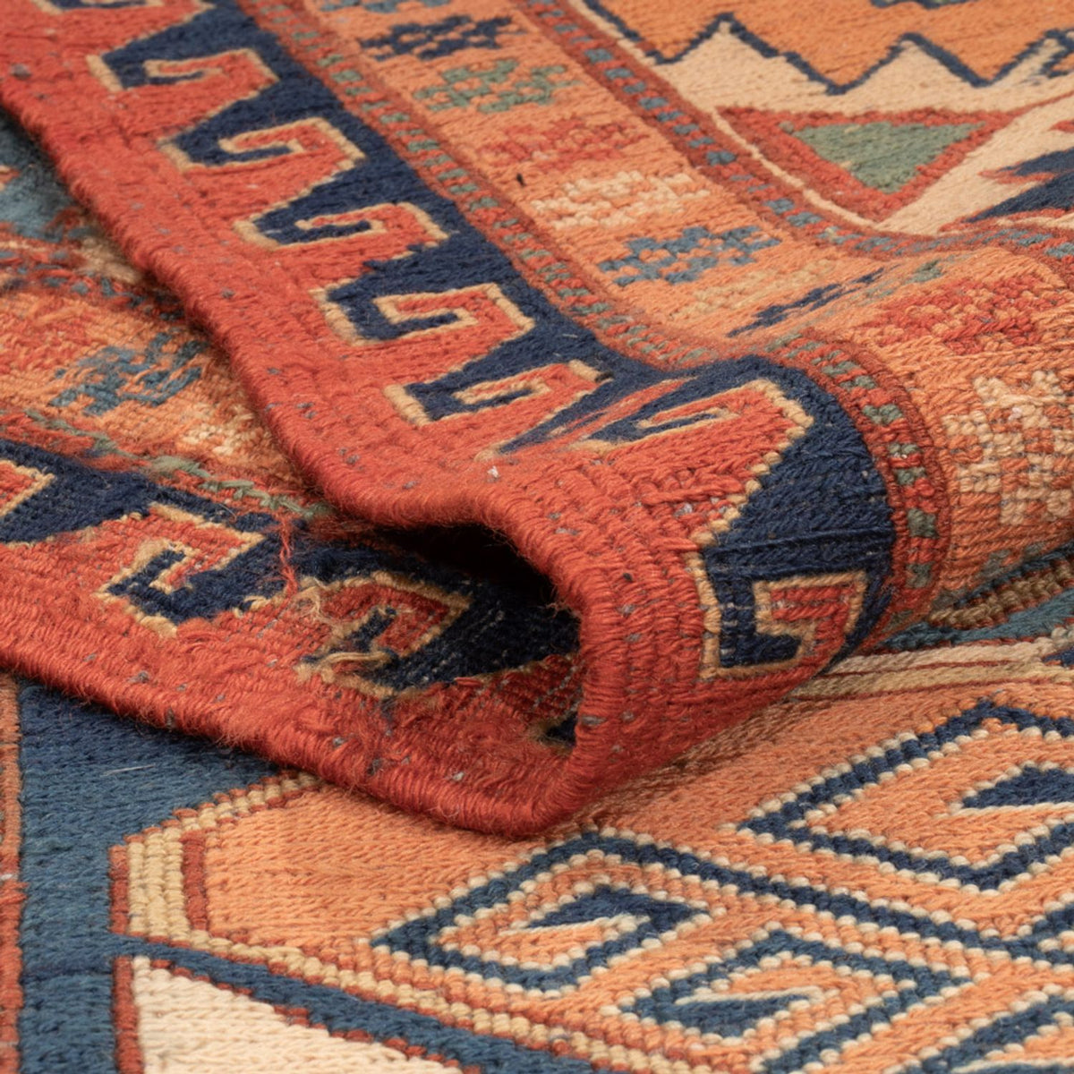 Dywan Kelim - Orientalny - Soumak - 272 x 205 cm - wielokolorowy