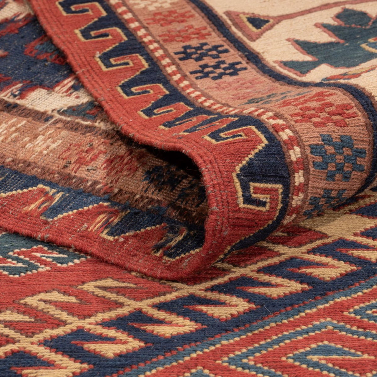 Dywan Kelim - Orientalny - Soumak - 285 x 192 cm - rdza