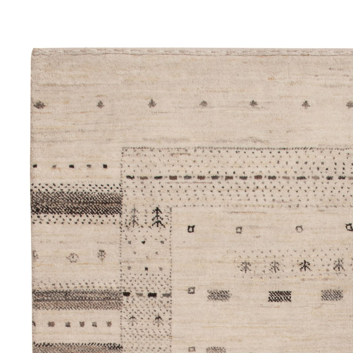 Dywan Gabbeh - Loribaft Indus - 152 x 105 cm - kremowy