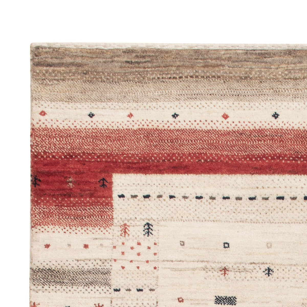 Dywan Gabbeh - Loribaft Indus - 155 x 102 cm - beżowy