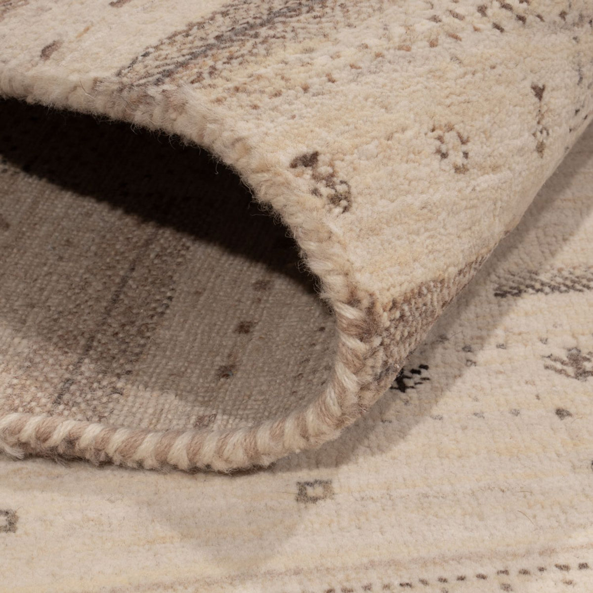 Dywan Gabbeh - Loribaft Indus - 153 x 108 cm - beżowy