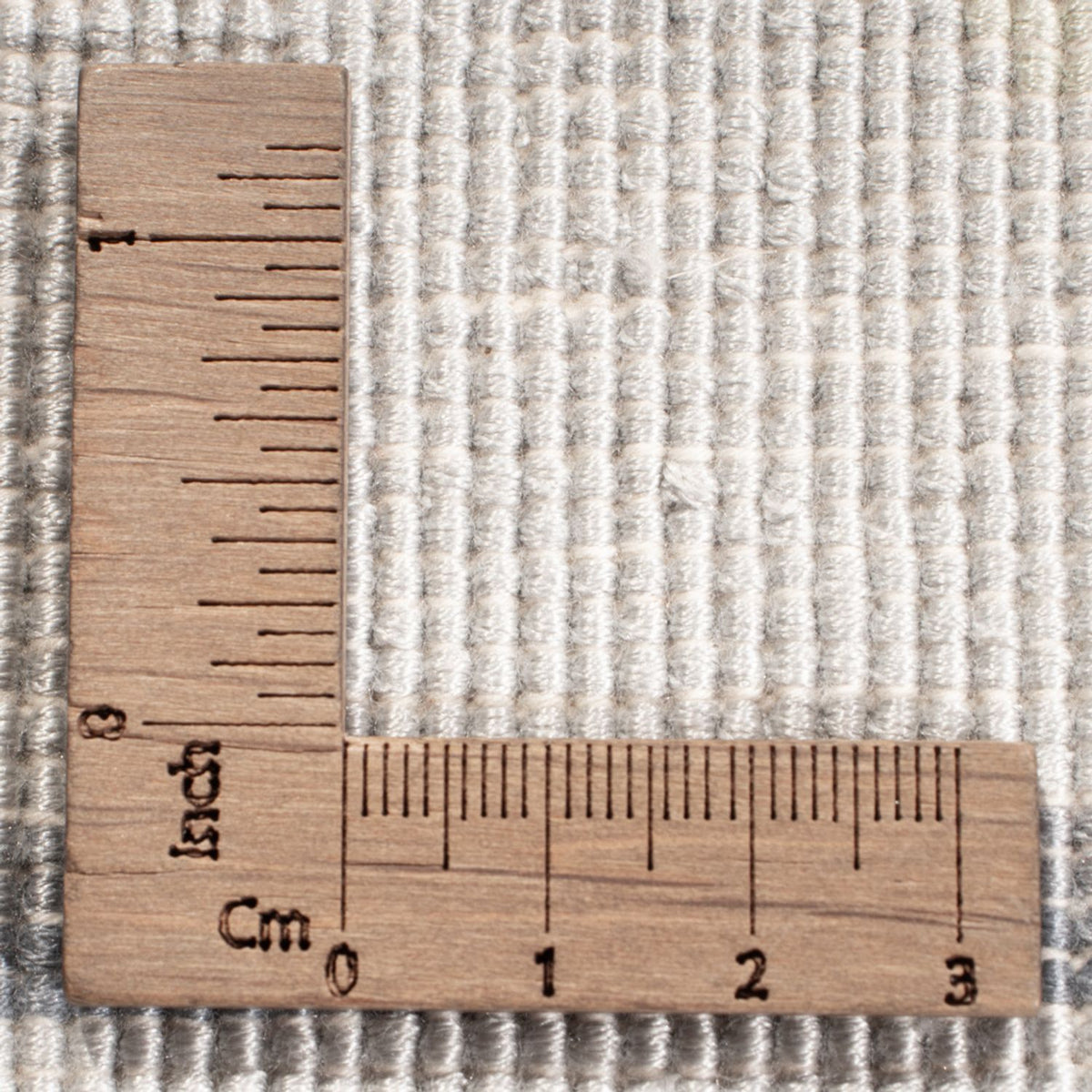 Dywan z jedwabiu - jedwab chiński - 124 x 60 cm - srebrny