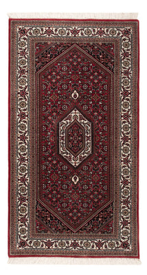 Orientalny dywan - Bijar - Indus - 141 x 73 cm - ciemny beż