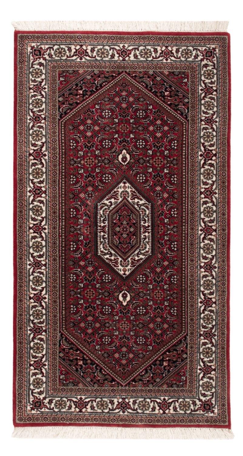 Orientalny dywan - Bijar - Indus - 141 x 73 cm - ciemny beż