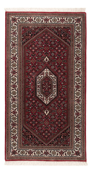 Orientalny dywan - Bijar - Indus - 141 x 73 cm - ciemny beż