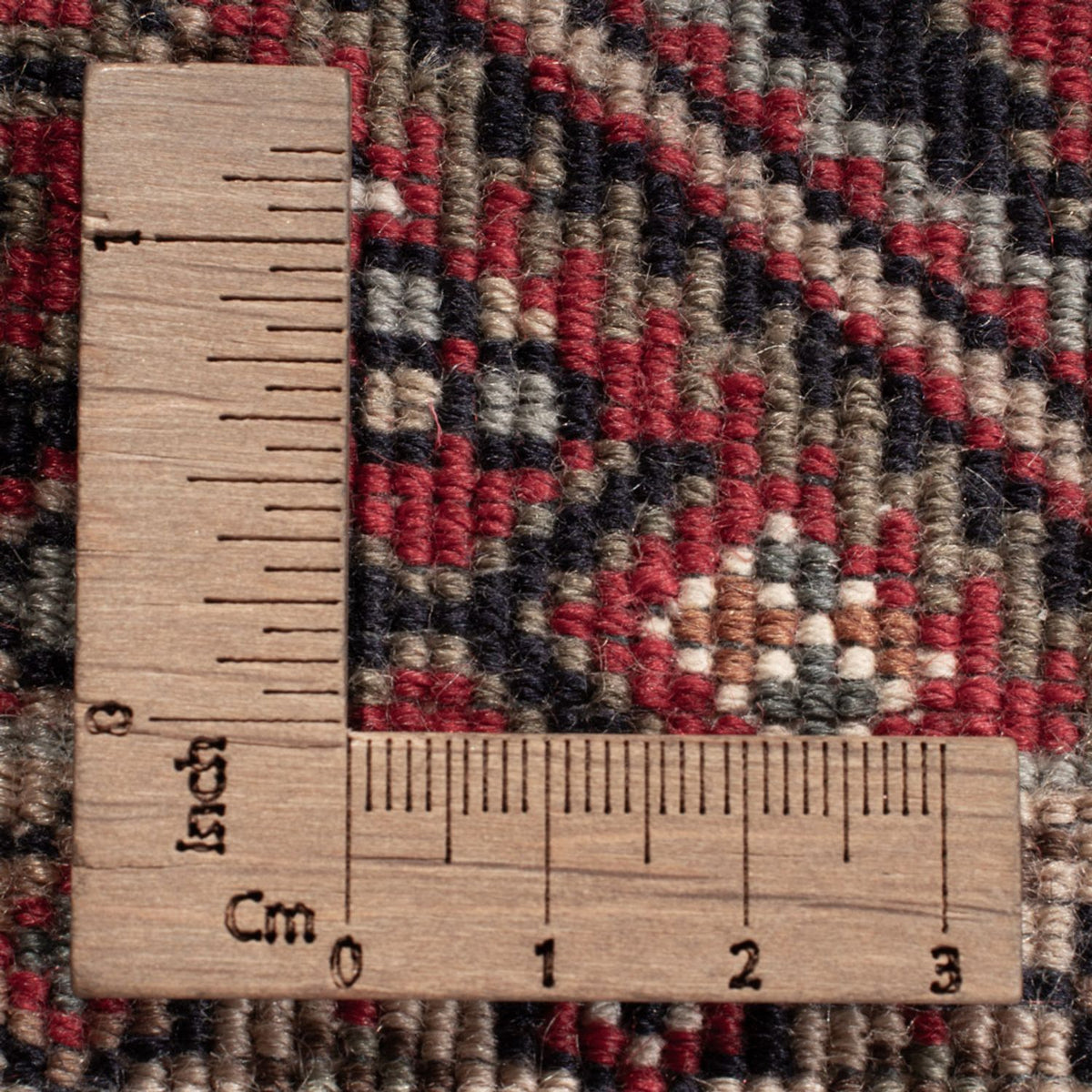 Orientalny dywan - Bijar - Indus - 141 x 73 cm - ciemny beż