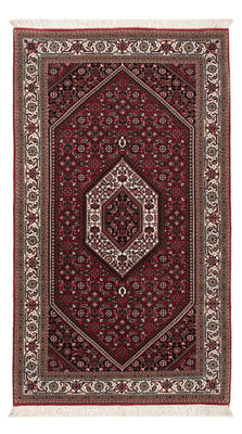 Orientalny dywan - Bijar - Indus - 159 x 91 cm - ciemny beż