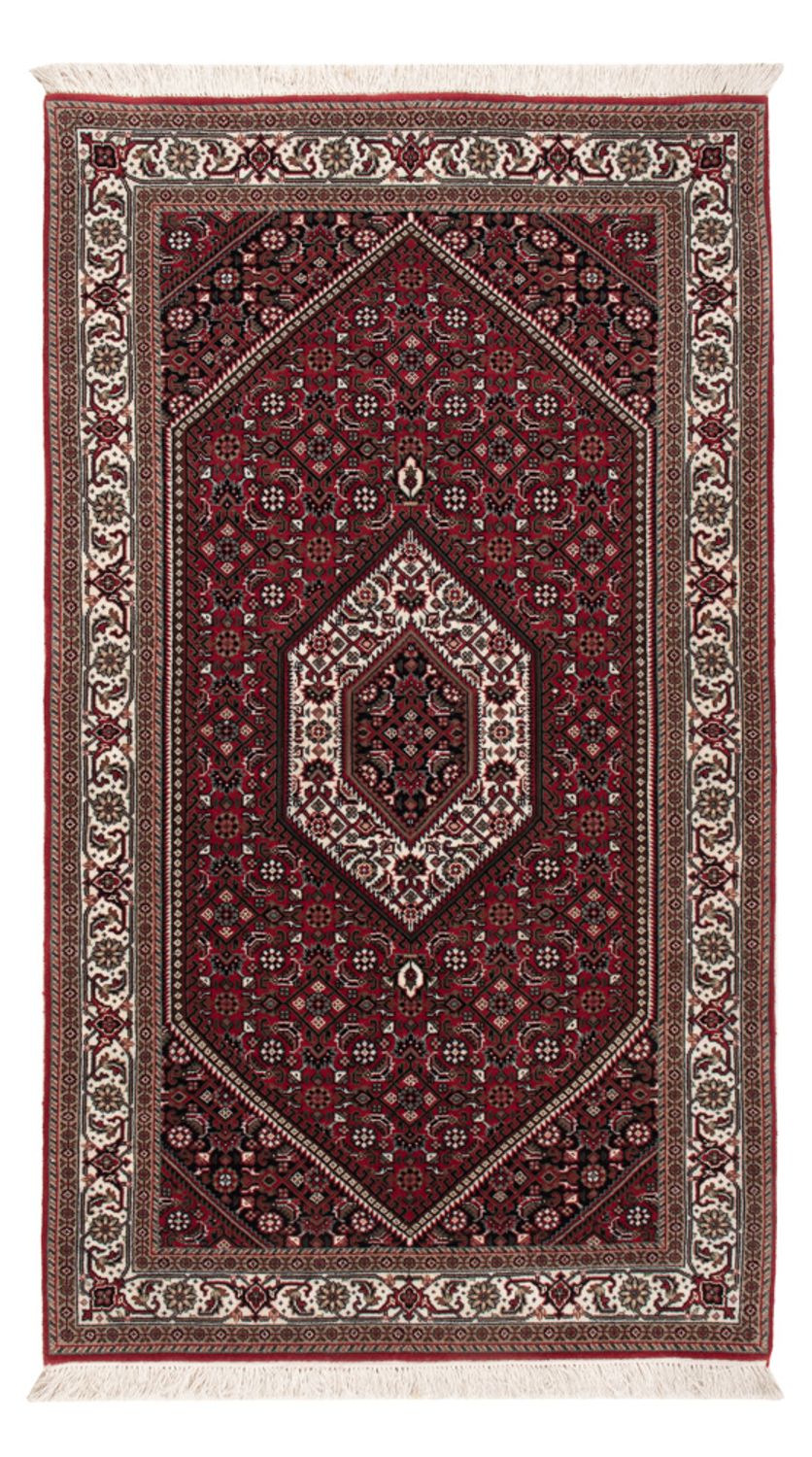 Orientalny dywan - Bijar - Indus - 159 x 91 cm - ciemny beż