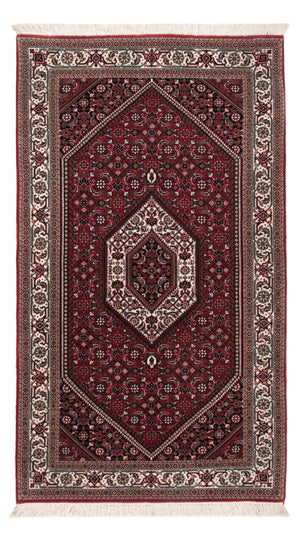 Orientalny dywan - Bijar - Indus - 159 x 91 cm - ciemny beż