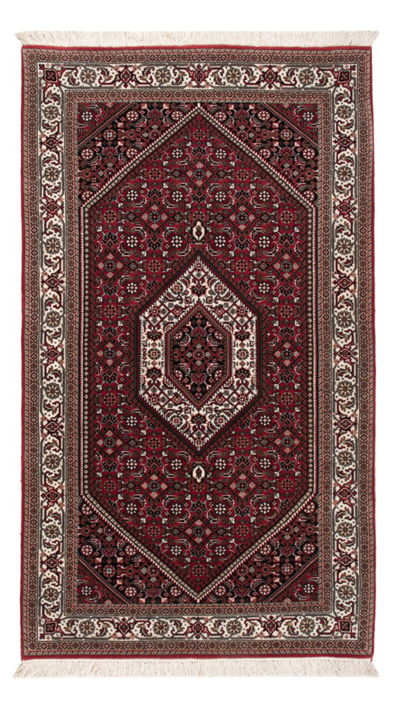 Orientalny dywan - Bijar - Indus - 159 x 91 cm - ciemny beż