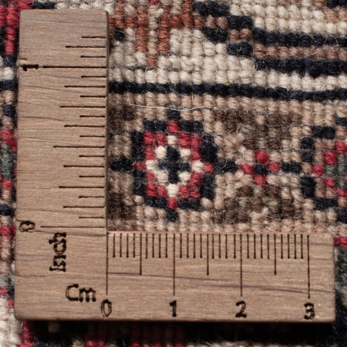 Orientalny dywan - Bijar - Indus - 160 x 90 cm - ciemny beż