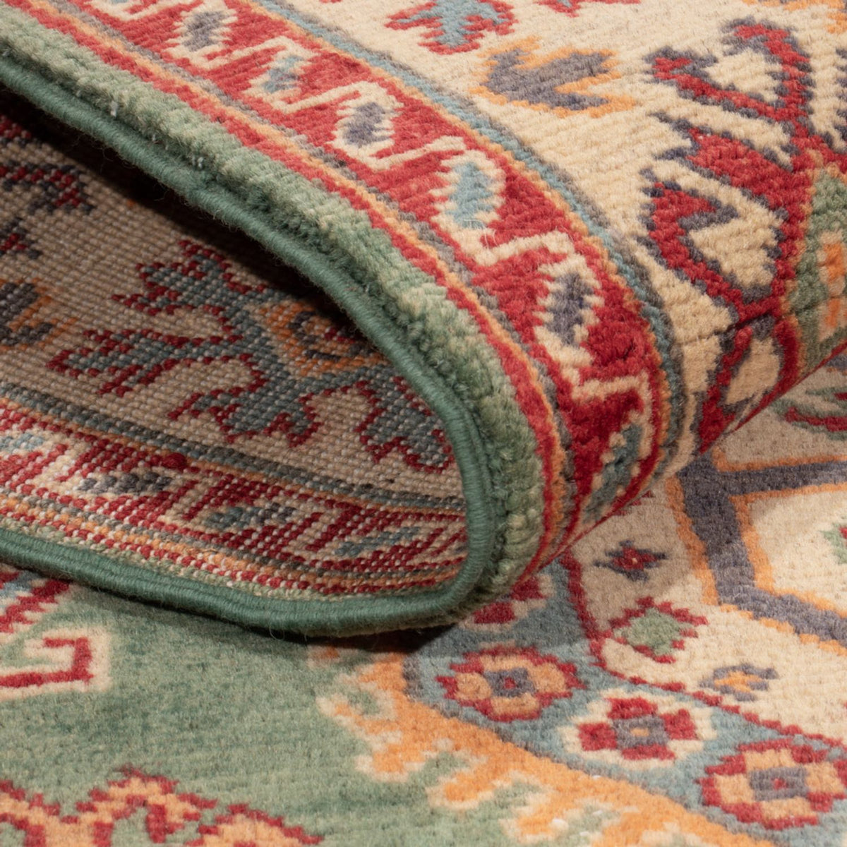 Dywan Ziegler - Kazak - 178 x 122 cm - zielona