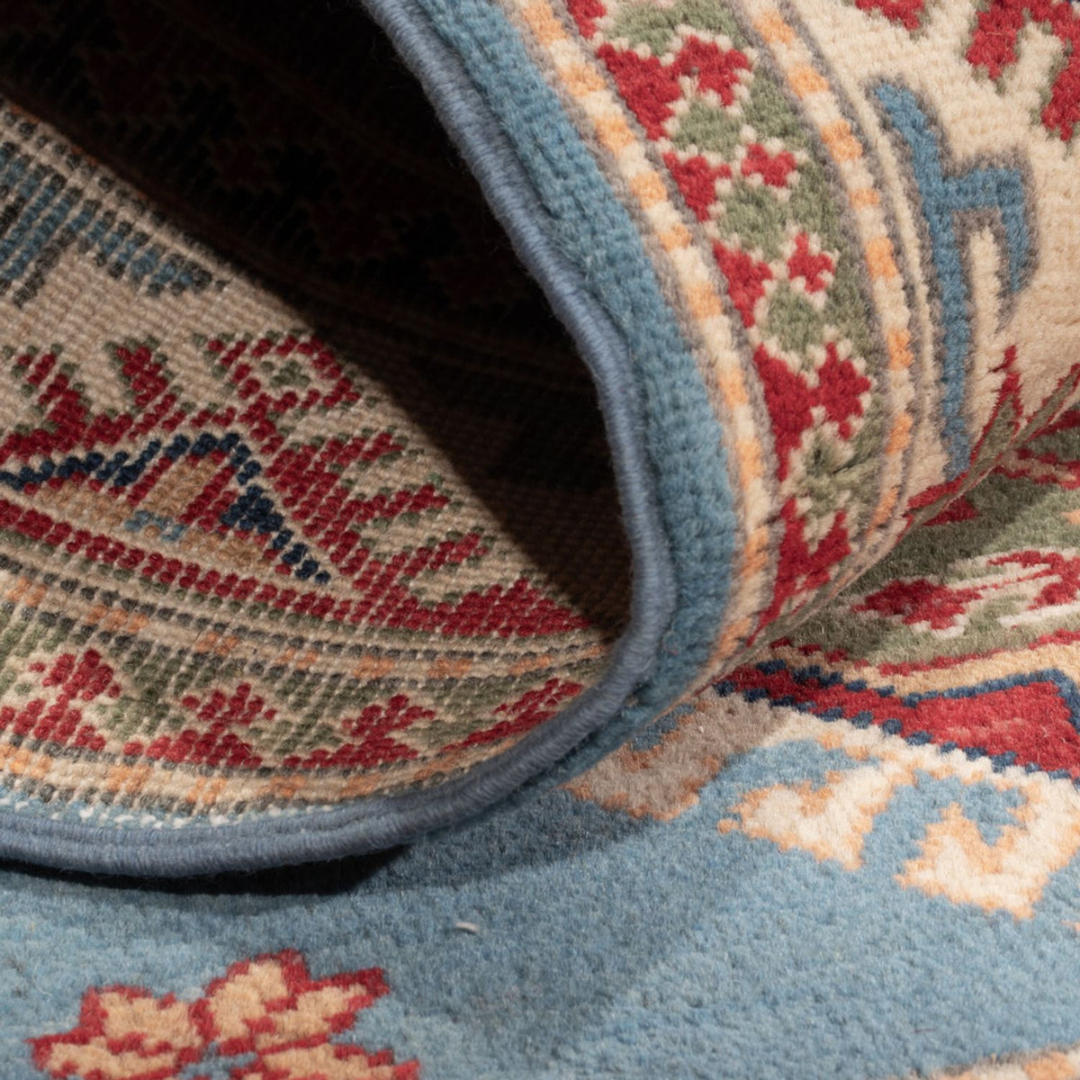 Dywan Ziegler - Kazak - 147 x 100 cm - jasnoniebieski