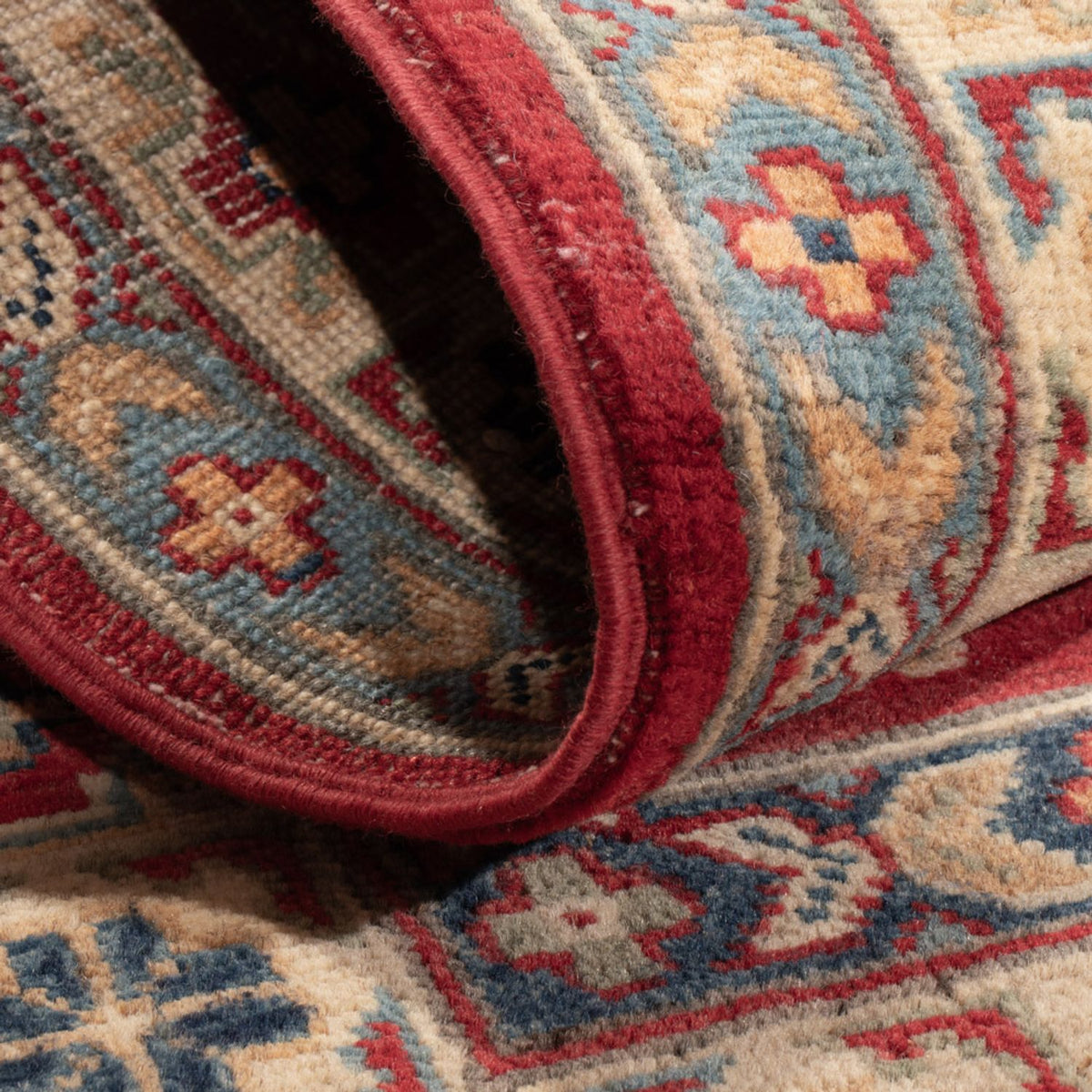 Dywan Ziegler - Kazak - 134 x 90 cm - czerwony