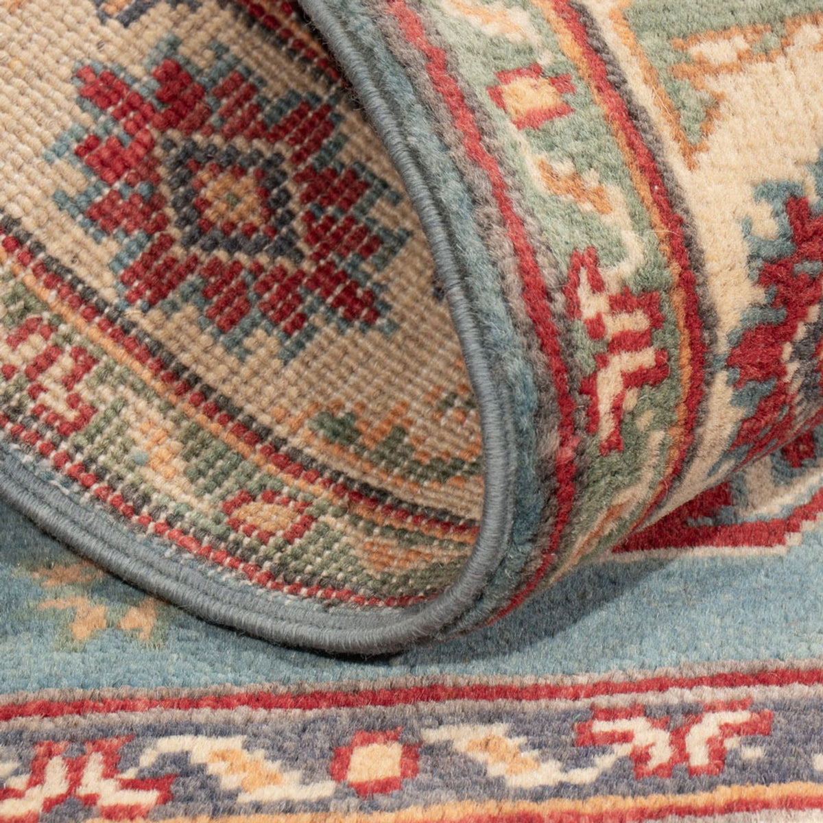 Dywan Ziegler - Kazak - 123 x 83 cm - jasnoniebieski