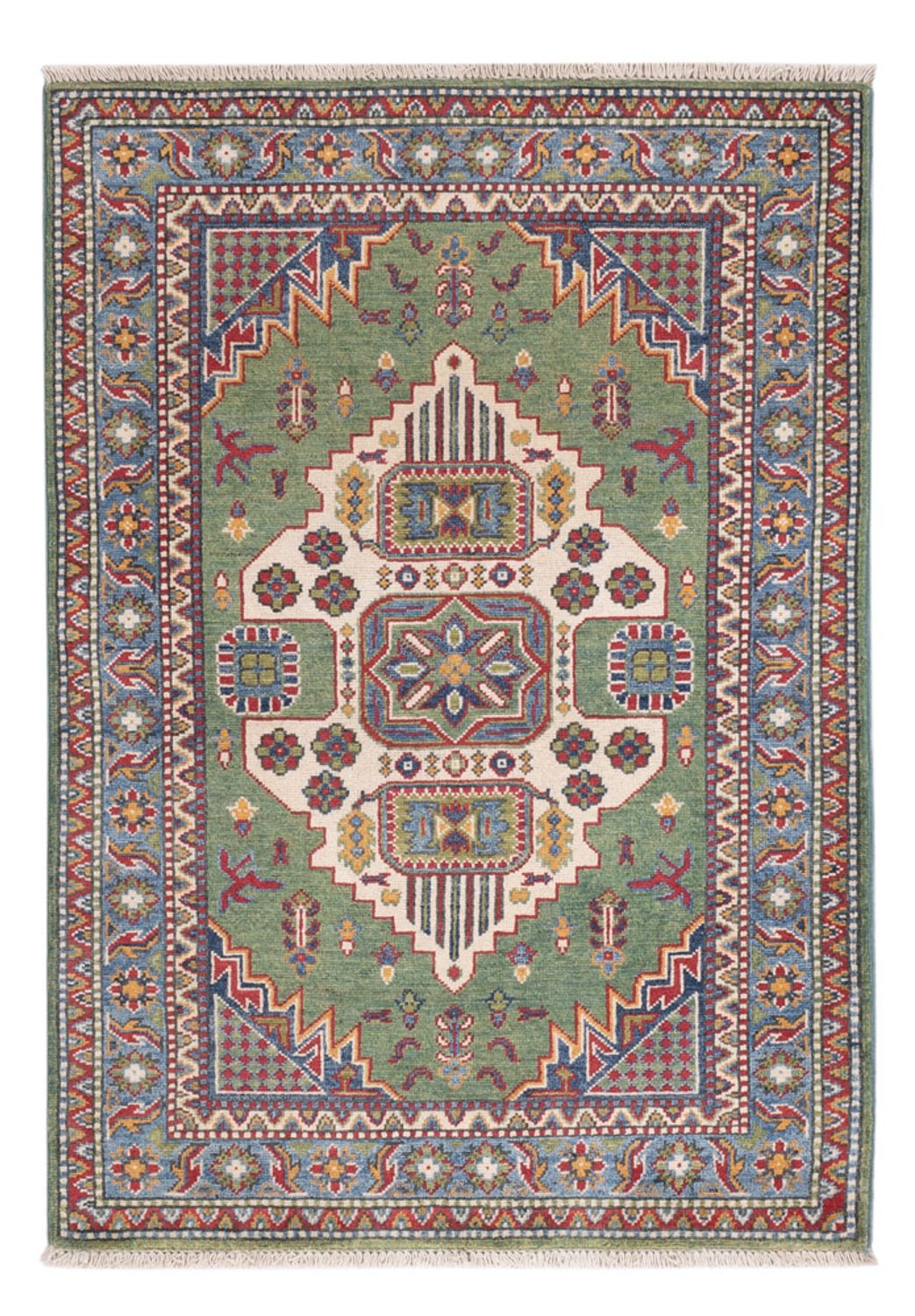 Dywan Ziegler - Kazak - 144 x 101 cm - zielona