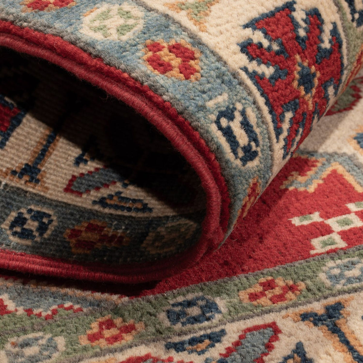 Dywan Ziegler - Kazak - 131 x 101 cm - czerwony