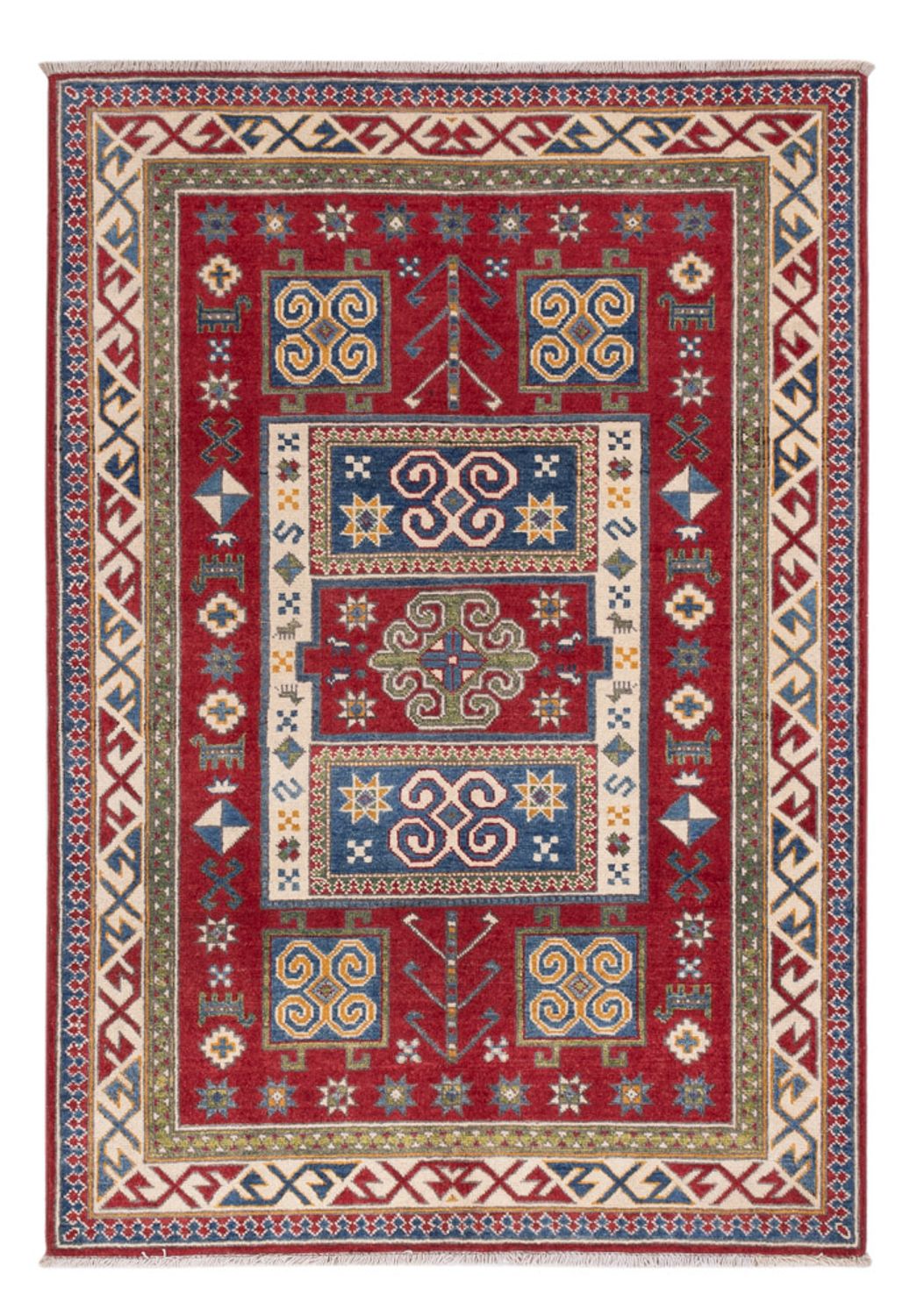 Dywan Ziegler - Kazak - 176 x 119 cm - czerwony