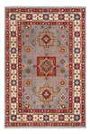 Kazak Dywan 122x181cm - Dywan orientalny - Prostokątny / Jasnoniebieski / 122 x 181 cm Prostokątny