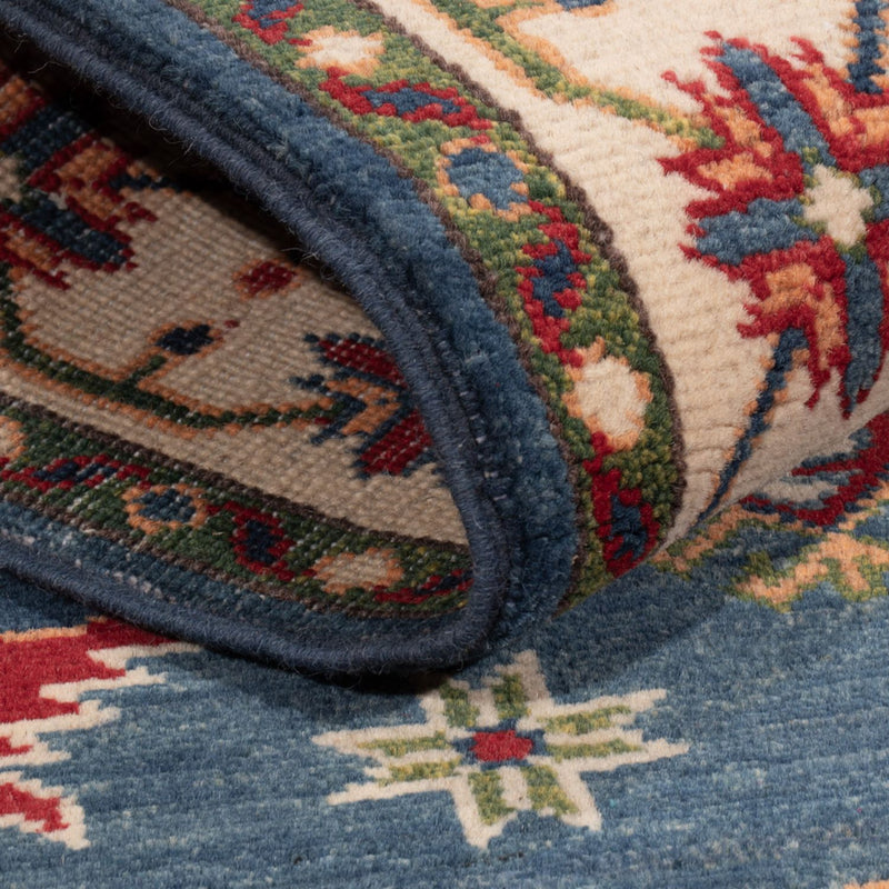 Dywan Ziegler - Kazak - 180 x 122 cm - niebieski