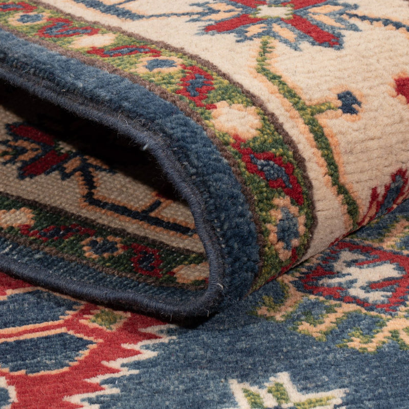 Dywan Ziegler - Kazak - 188 x 122 cm - niebieski