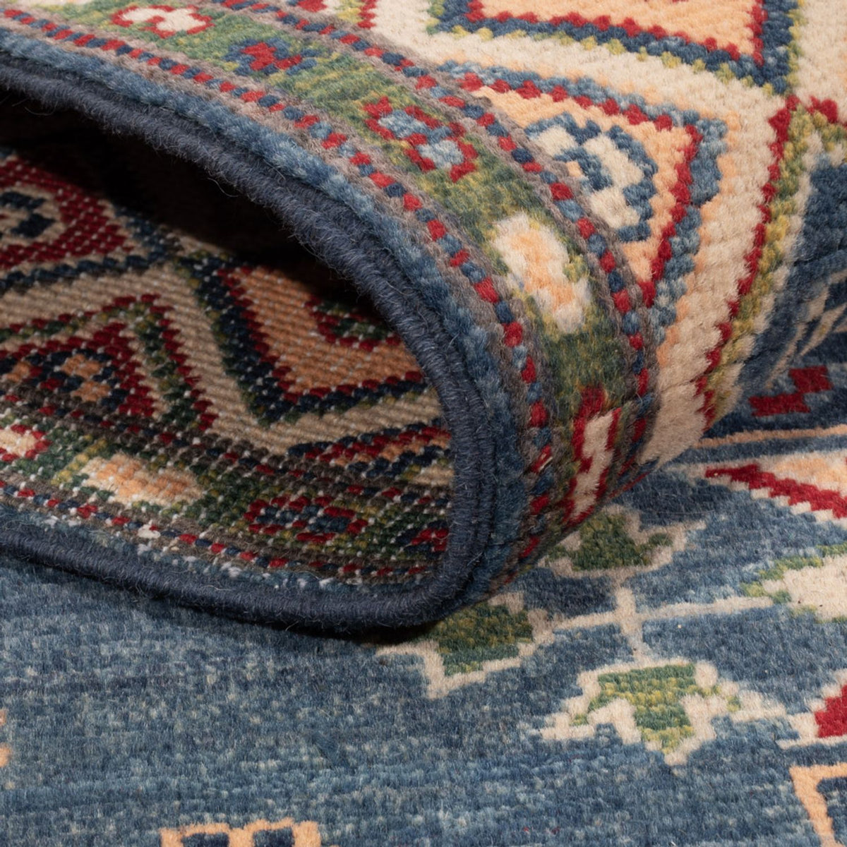 Dywan Ziegler - Kazak - 183 x 122 cm - niebieski