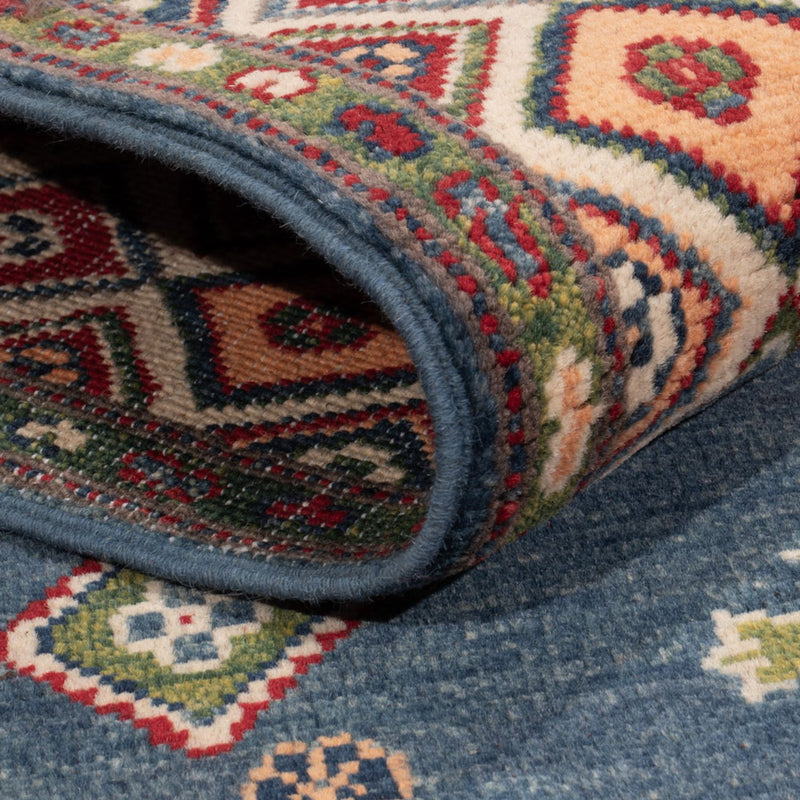 Dywan Ziegler - Kazak - 182 x 120 cm - niebieski