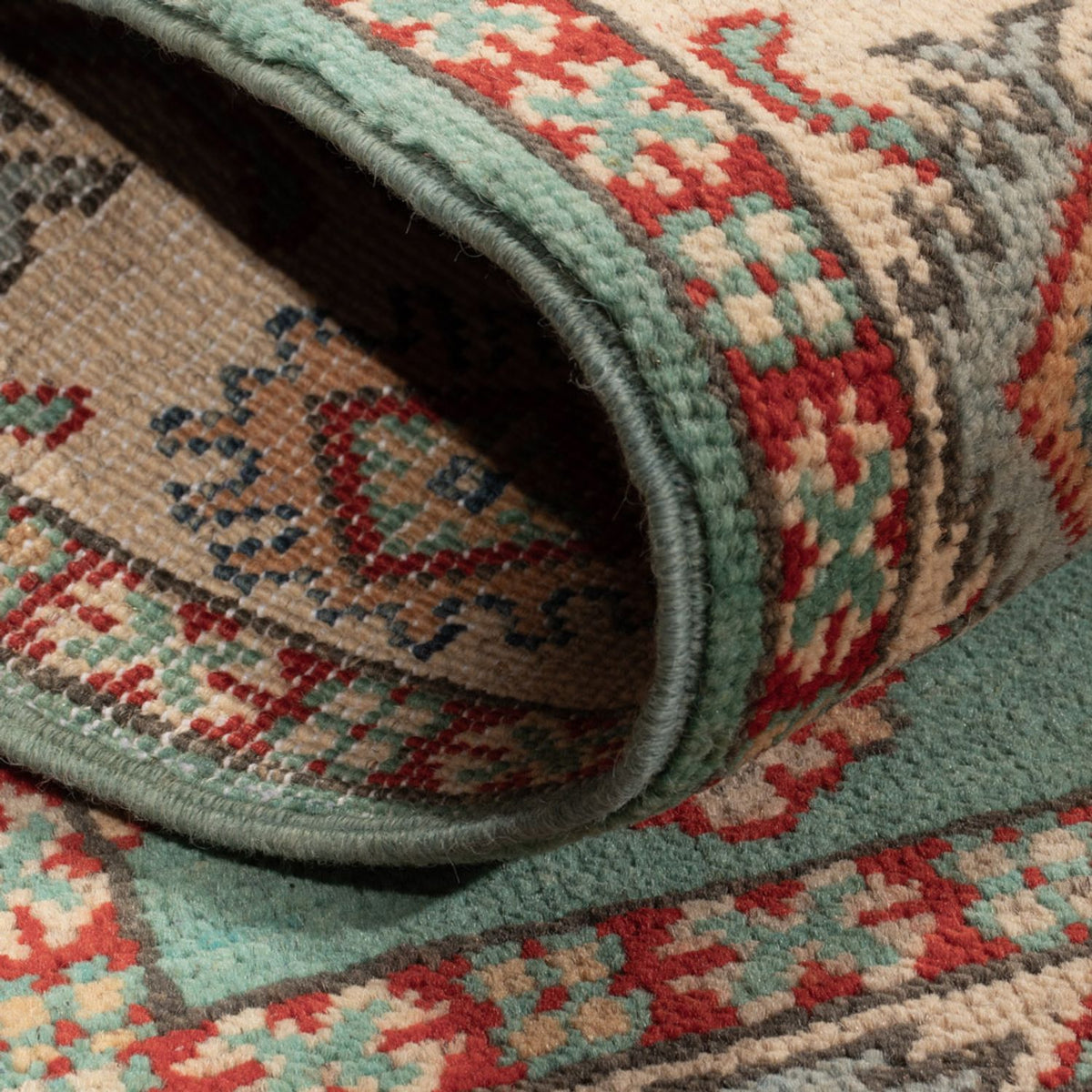 Dywan Ziegler - Kazak - 127 x 77 cm - turkusowy