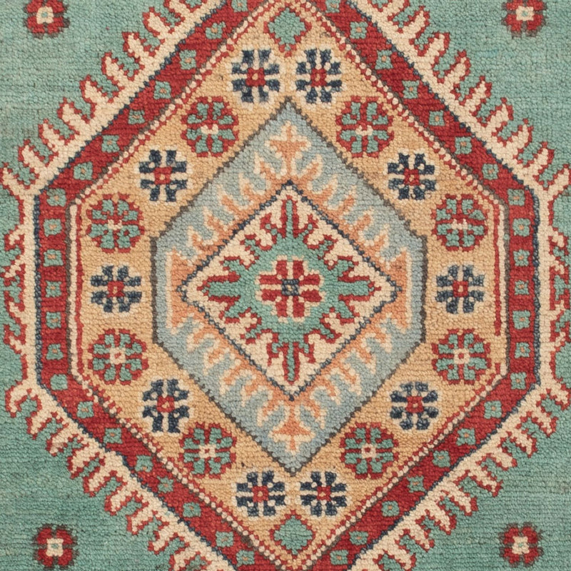 Dywan Ziegler - Kazak - 123 x 82 cm - turkusowy